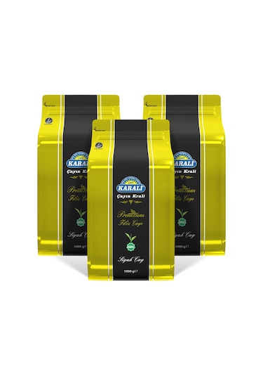 Karali Premium Filiz Siyah Dökme Çay 3 x 1 KG