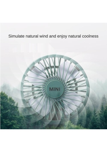 Mini Taşınabilir Fan Soğutucu Vantilatör 8755 Yeşil