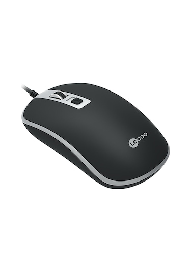 Lecoo Ms104 Usb Kablolu 1600dpı 4 Tuşlu Pc, Mac, Dizüstü Bilgisayar İle Uyumlu Optik Mouse Ms104