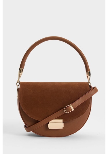 Defacto Kadın Suni Deri El Çantası D4079axnsbn64 Kahve-bn64