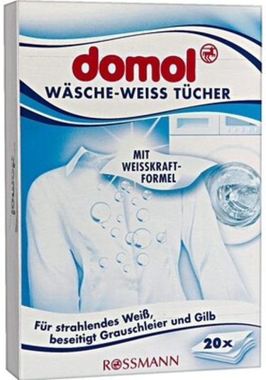 Domol Beyazlatıcı Çamaşır Mendili 20 Adet