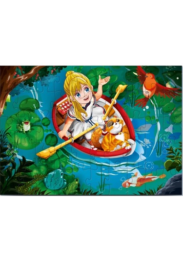 Star Puzzle 50 Parça Küçük Kaşif Çocuk Puzzle 1 Adet