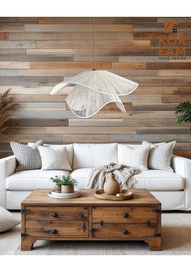 Breeze Modeli - Hasır El Yapımı Bohem Asimetrik Şekilli Rustik Avize - Beyaz Beyaz