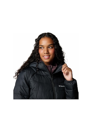 Columbia Powder Lite Iı Mid Kadın Mont-7353 Siyah