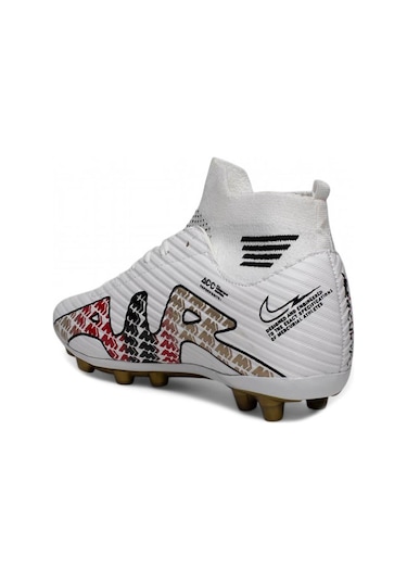 Celira Twg Beyaz Boğazlı Erkek Krampon Futbol Ayakkabı Beyaz