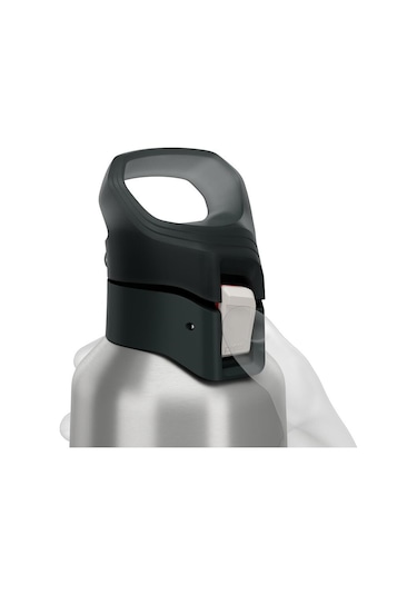 Quechua Outdoor Paslanmaz Çelik Termos - 0,8 L - Pratik Kapak - Beyaz - 900
