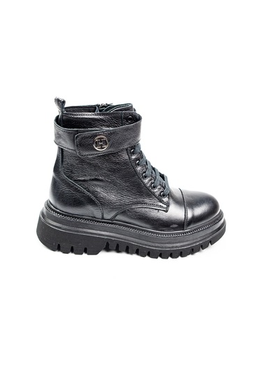 Hammer Jack 102 21700 Siyah Deri Kadın Bot Siyah