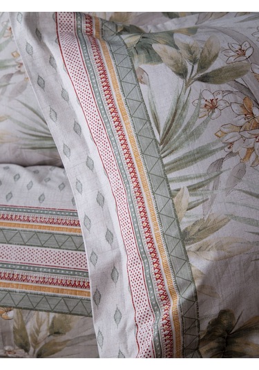 Senses Havana Nevresim Takımı Yeşil Çift Kişilik Yeşil