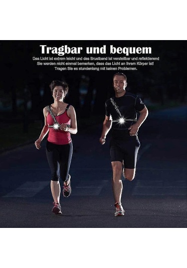 Usb Şarj Edilebilir Led Koşu Lambası - Su Geçirmez - 500 Lümen - Ayarlanabilir Aydınlatma Açısı - Koşu, Balıkçılık, Kamp Ve Benzeri Aktivitelerle Uyumlu Mükemmel Işık Çok Renkli