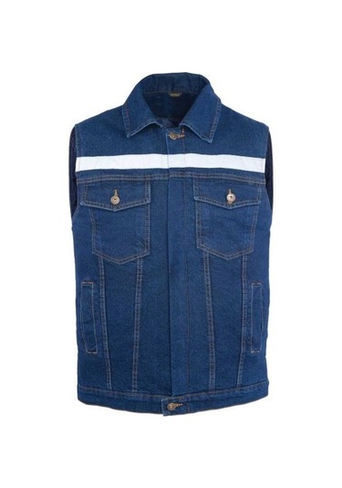 Kot İş Yeleği Myform 2958 Sona Denim 12 Ons Renk Mavi