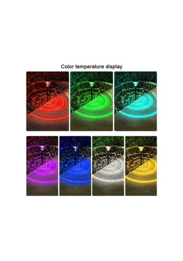 Tongxida Outdoors Su Dayanıklı Akıllı Algılama Led Güneş Lambası Sıcak+renkli Işık