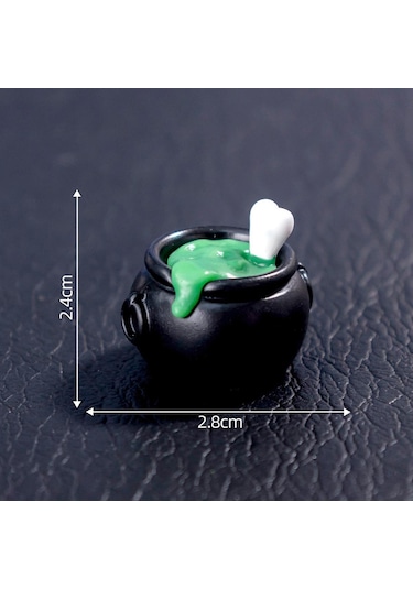 Suntek Cadılar Bayramı Mini Heykelcik Perili 2,8x2,4-cm-kazan