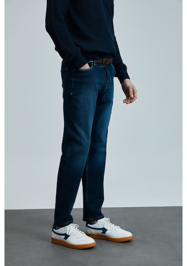 Lufian Dante Erkek Denim Pantolon 111200200 Mavi