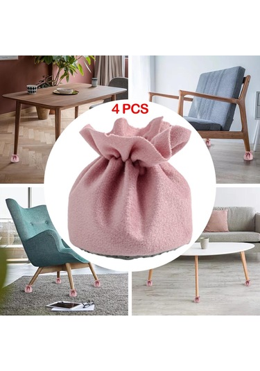 Suntek 4 Adet Masa Sandalye Bacak Çorap Kollu Zemin Koruyucu