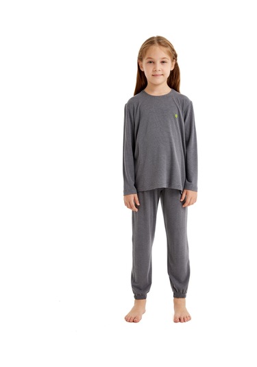 Çocuk Pijama Takımı 60514 - Gri