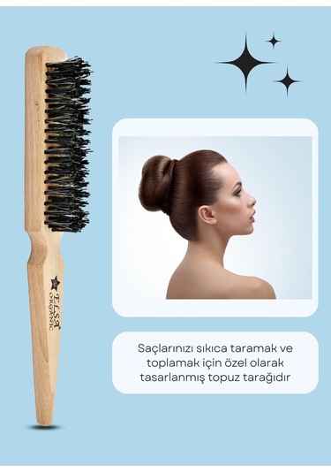 131 Organik Topuz Fırçası