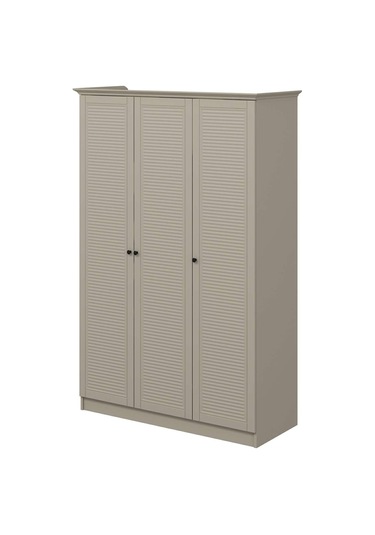 Kale 3 Kapaklı 2ç Taçlı Dolap Kumtaşı Mebran Panjur Kumtaşı 210cm Kumtaşı