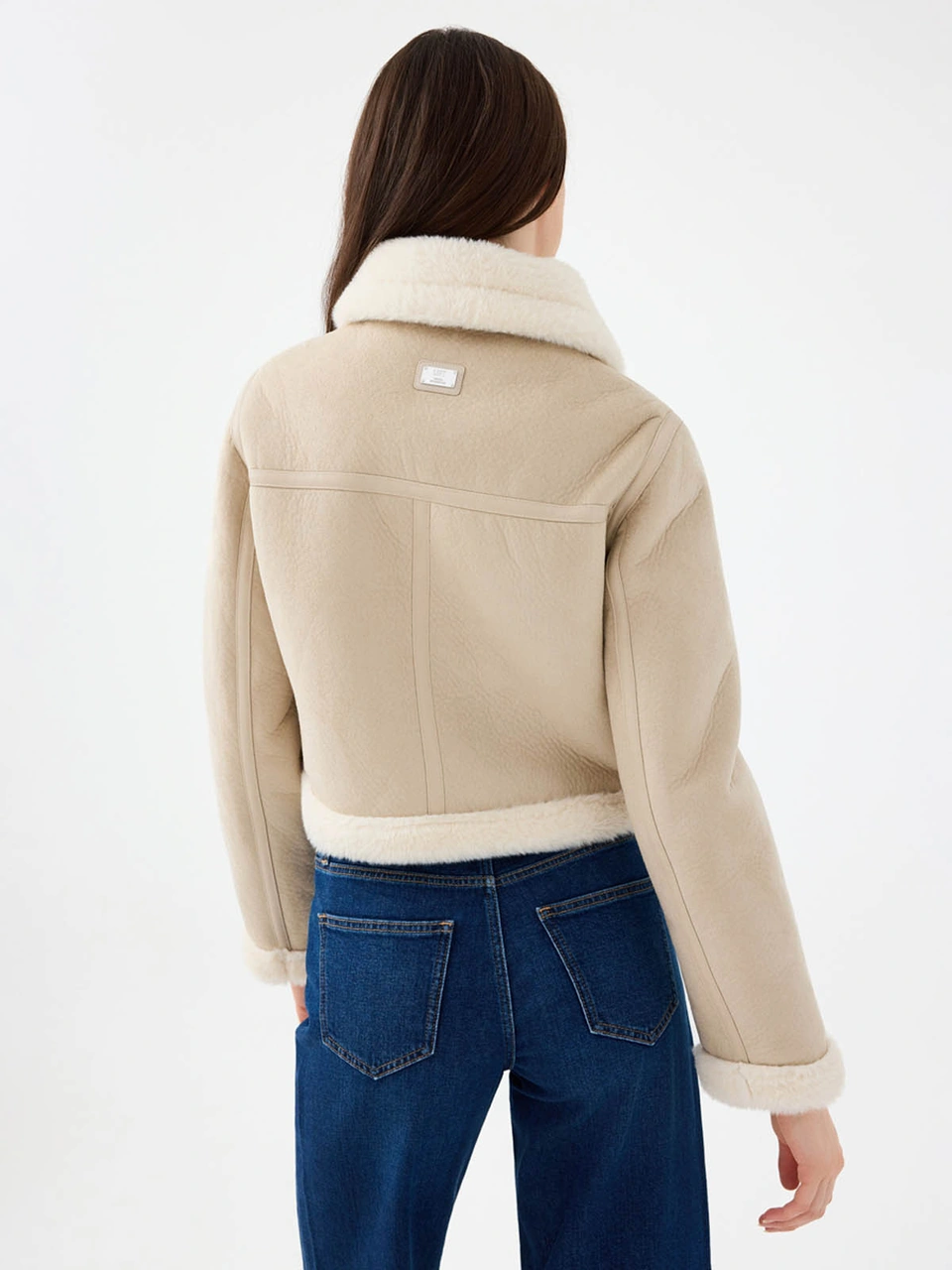 Loft Loose Long Crop Taş Kadın Mont Lf2040674 Taş