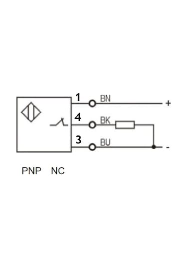 Sick Ime12-04bpozw2s 1040770 ,m12/4mm Pnp-nc 3-kablo Endüktif Sensör