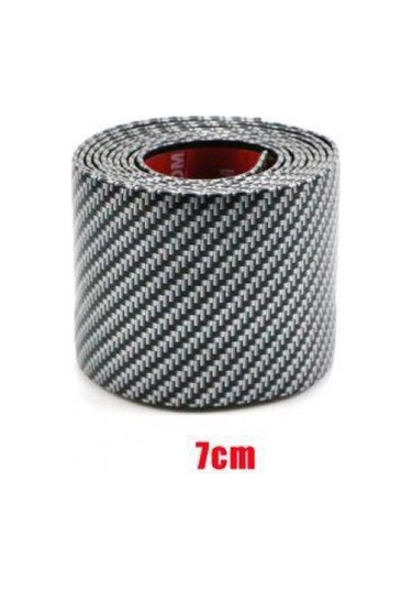 Satış Karbon Fiber Kauçuk Kalıplama Şerit Yumuşak Siyah Trim Tampon Şerit Dıy Kapı Eşiği Koruyucu Kenar Koruma Araba Çıkartmaları Araba Black 250x7cm