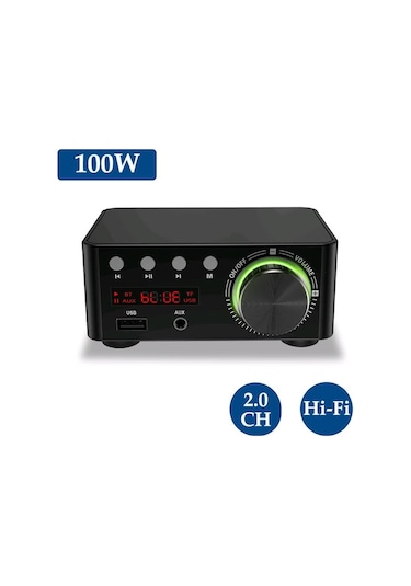 Jms Hıfı Bt5.0 Dijital Amplifikatör Mini Stereo Ses Amp 100w Çift Kanallı Ses Gücü Ses Alıcısı