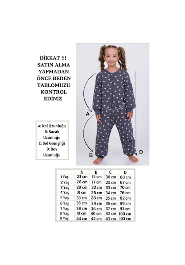 Kız Erkek Çocuk Kalın Elyaf Dolgulu Premium Kalite 2.5 Tog Desenli Uyku Tulumu Antrasit - Gri