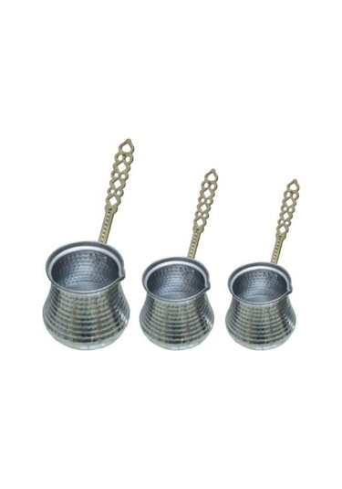 Tombik Cezve Alüminyum 3'lü Set