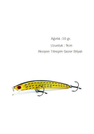 Rapala Lures Sahte Balık Yemi Suni Yapay Yem 10 G 9 CM