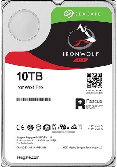 Seagate IronWolf Pro ST10000NE0008 3.5" 10 TB 7200 RPM 256 MB SATA 3 NAS HDD
