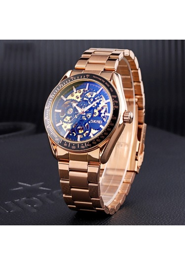 Sones Ochstın 6066a Prominente Serisi Çok Fonksiyonlu Kuvars Işıklı Erkek Saati Mavi+mavi