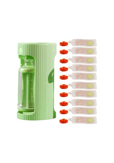 Ev Yapımı Mama Poşeti Doldurma İstasyonu Mama Poşeti Yapıcı Yeşil