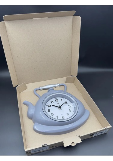 Rubın Mutfak Ve Hediye İçin Sessiz Duvar Saati 343609241 Gri