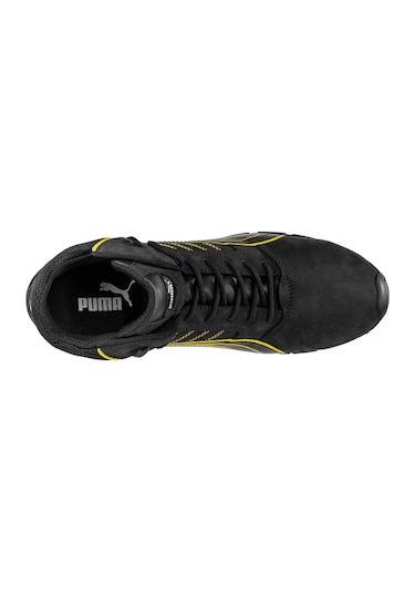 Puma Safety Amsterdam Mid Alüminyum Burunlu İş Botu S3 Src Siyah - Sarı