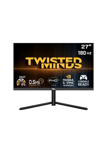 Twisted Minds TM27FHD180IPS 27" 0.5 MS 180 Hz Adaptive-Sync Full HD IPS LED Monitör