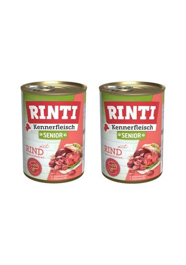 Rinti Dana Etli Senior Gurme Yaşlı Köpek Konservesi 400 G X 2 Adet