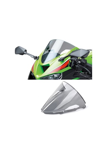 Nayomiglow Motosiklet Aksesuarları Ön Cam Ön Cam Kaplama Rüzgar Deflektörü Kawasaki Ninja Zx6r Nınja Zx-6r Zx 6r 2024,c