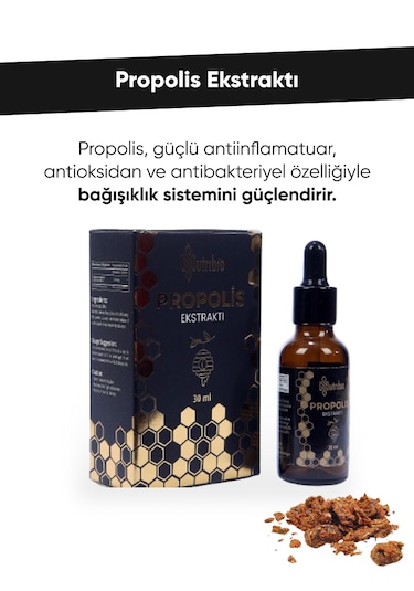 Organik Sıvı Propolis Ekstraktı 30ml