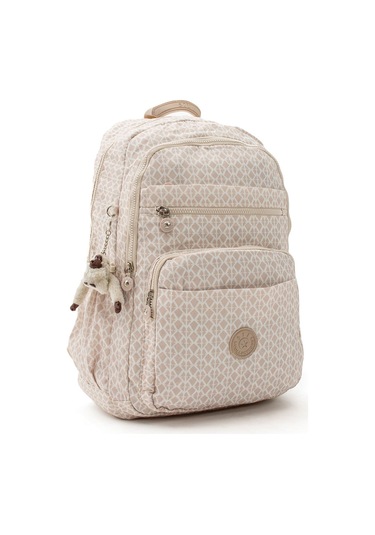 Ultra Hafif Çok Cepli Su Geçirmez Okul Çantası Laptop, Notebook, Okul, Spor, Seyahat Bej 571-11b-13 Bej