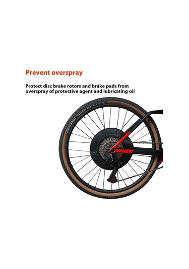 Ebitda Enlee E22128 Dağ Bisikleti Disk Fren Kapağı Anti Aşırı Püskürtme Kalkanı - Kafatası Çok Renkli Çok Renkli