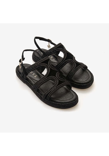 Guess Kalore Kadın Deri Sandalet Fljklrfab03 Siyah