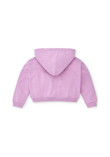 Kız Çocuk Kapüşonlu Sweatshirt 11367798 LİLA