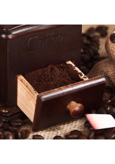 Yeni Ahşap + Metal Manuel Kahve Değirmeni Kahve Makinesi Kahve Makinesi Mutfak Malzemeleri Diy Aracı Hediye