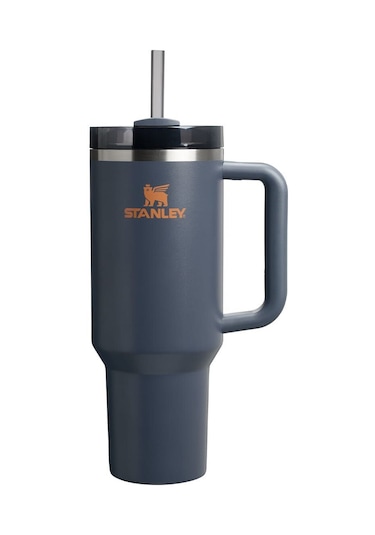 Stanley Quencher Pipetli Termos Bardak 1.18 Lt Alacakaranlık Lacivert