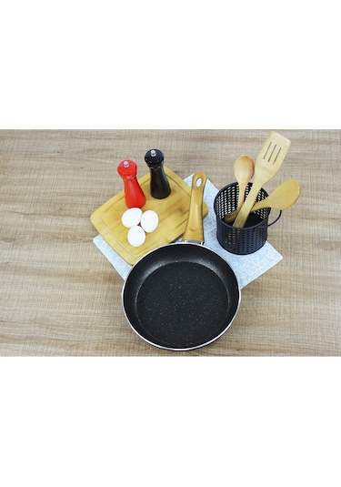 Eminox Tek Kulplu  Granit Tava 24 CM