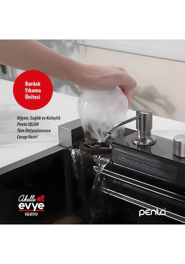 Penta Krom Akıllı Eviye Iq200