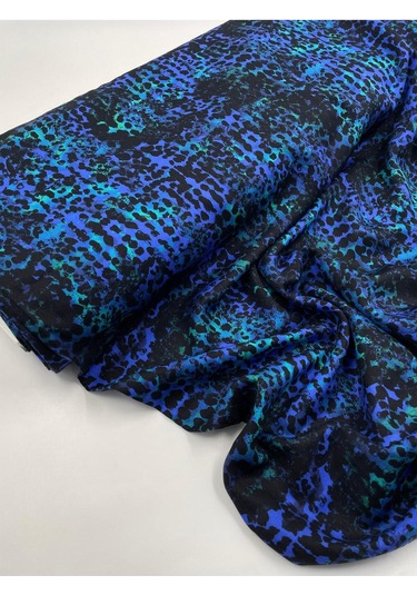 Kışlık Belmando Leopar Desen Viskon