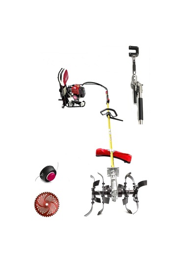 Royal Dafu DFA-52200 Çapalama Makinesi Sırt Tırpan Set