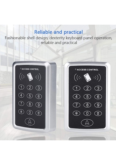 125khz Rfıd Erişim Kontrol Tuş Takımı Em Kart Okuyucu Kapı Kilidi Açacağı