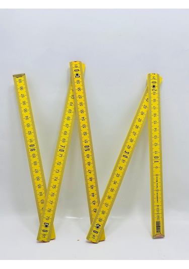 Ağaç/ahşap Kırma Metre 1 Metre - Gizli Perçin Nostalji