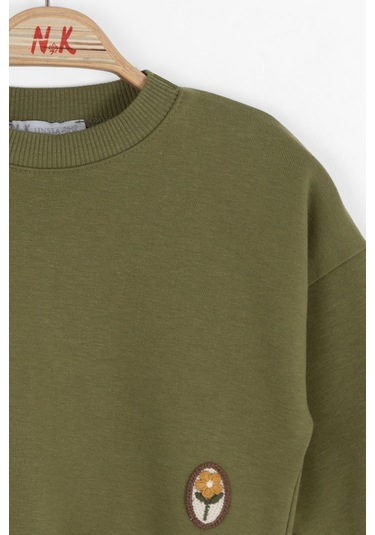 Nk Kids Kız Çocuk Sweatshirt 37603 Haki